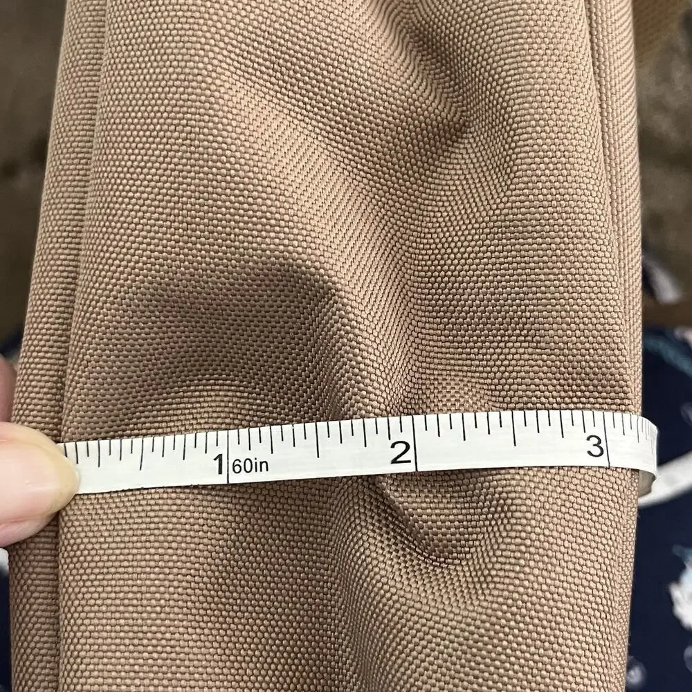 Lefrik Vegan Recycled Backpack Tote Khaki 12” x 13” x 3” Eco-Friendly Adjustable